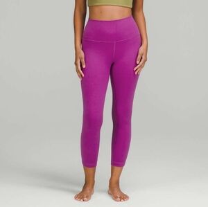Lululemon Align High-Rise Crop Legging 23" in Vivid Plum